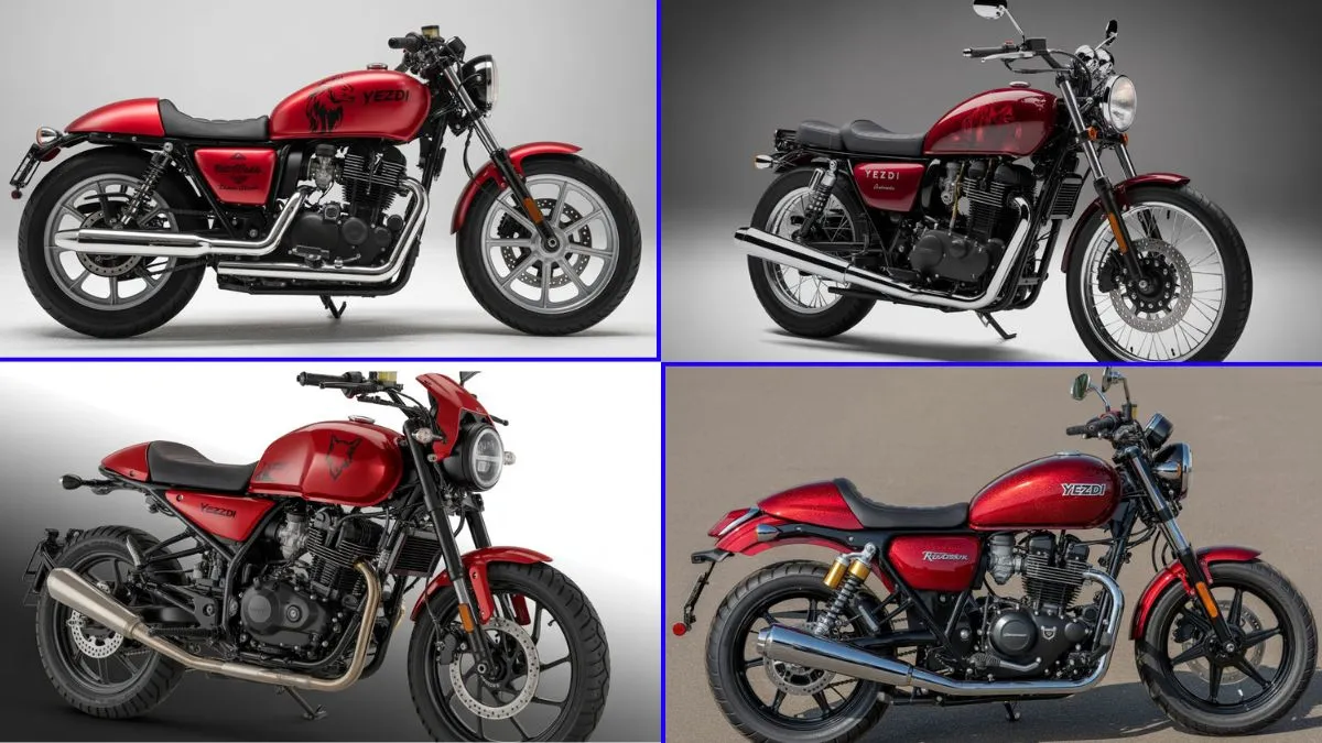 Yezdi Roadster Red Wolf Edition